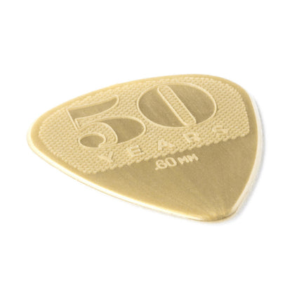 Jim Dunlop 442P060 50th Anniversary Gold Nylon Guitar Pick 0.60mm Guitar Picks Player Pack - Reco Music Malaysia