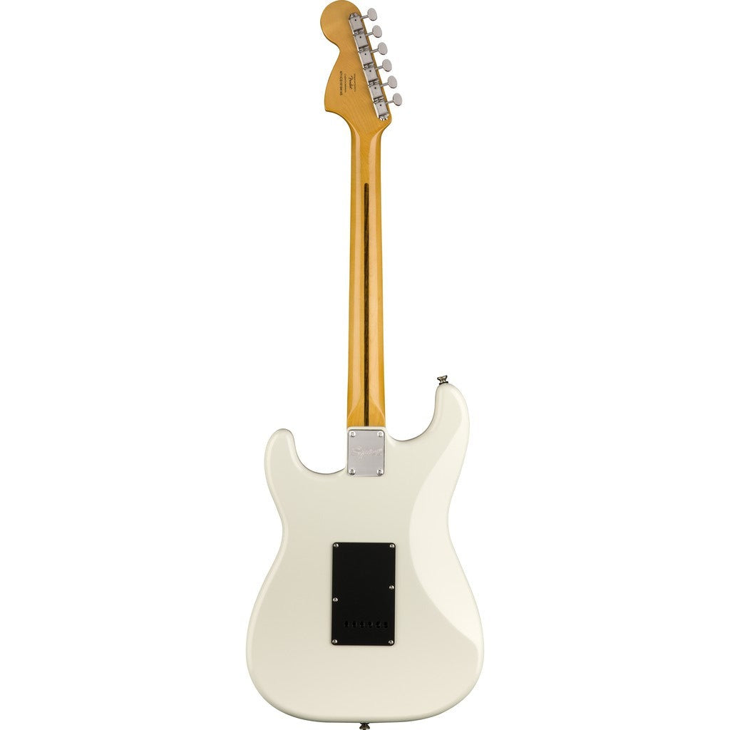 Fender Squier 0374020501 Classic Vibe 70s Stratocaster Electric Guitar Laurel FB Olympic White - Reco Music Malaysia