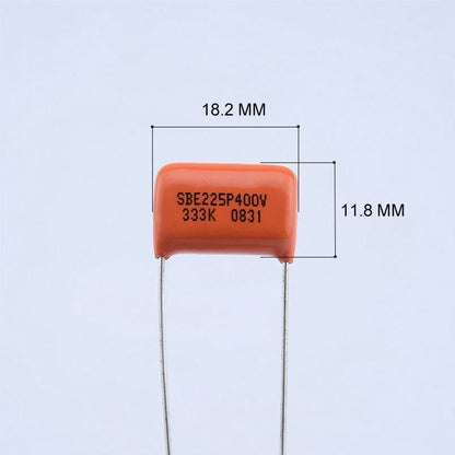 Sprague Guitar Orange Drop Capacitor Tone Caps CDE225P 333K 0.033UF 100V - Reco Music Malaysia