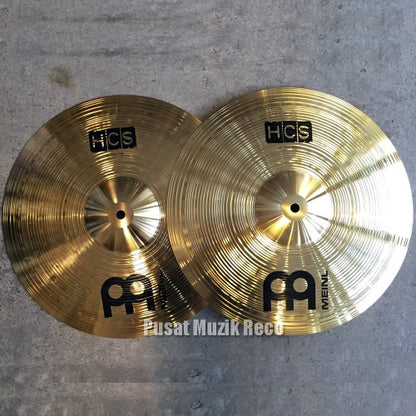 Meinl Cymbals HCS14H 14" HCS Brass Hihat [Hi hat] Cymbals (Pair) - Reco Music Malaysia