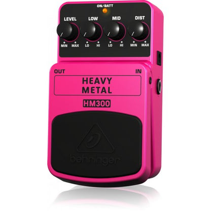 Behringer HM300 Heavy Metal Distortion Guitar Effects Pedal - Reco Music Malaysia