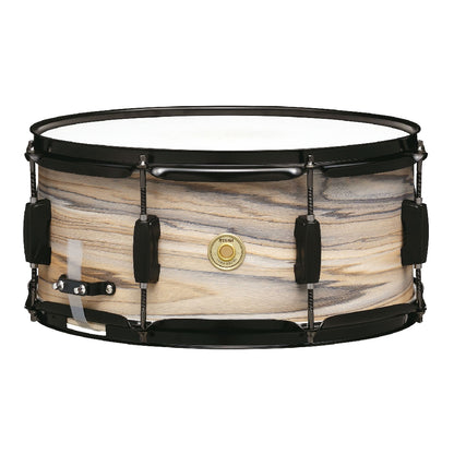 Tama WP1465BK-NZW Woodworks Snare Drum 14inx6.5in Natural Zebrawood Wrap - Reco Music Malaysia