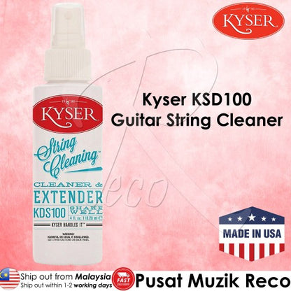 Kyser KDS100 Guitar String Cleaner - Reco Music Malaysia