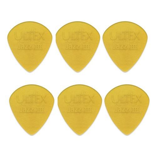 Jim Dunlop 427P1.38 Ultex Jazz III Guitar Pick, 6- Pick Player's Pack - Reco Music Malaysia