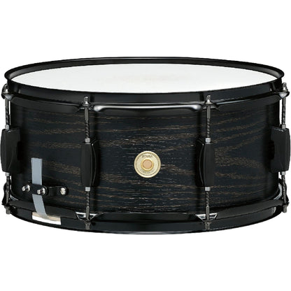 Tama WP1465BK-BOW Woodworks Snare Drum 14inx6.5in Black Oak Wrap - Reco Music Malaysia