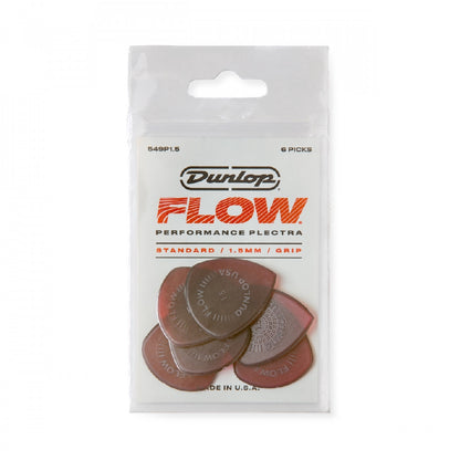 Jim Dunlop 549P100 Flow Standard Grip Guitar Pick 1.0mm Guitar Picks Player Pack - Reco Music Malaysia