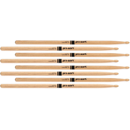 PROMARK TX5AW-4P TX5BW-4P TX7AW-4P Classic Forward 5A 5B 7A Hickory Drumstick 4 PAIRS BUNDLE BONUS PACK - Reco Music Malaysia