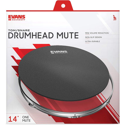 EVANS Sound Off SO-14 14in Tom / Snare DrumHead Mute Drum Mute - Reco Music Malaysia