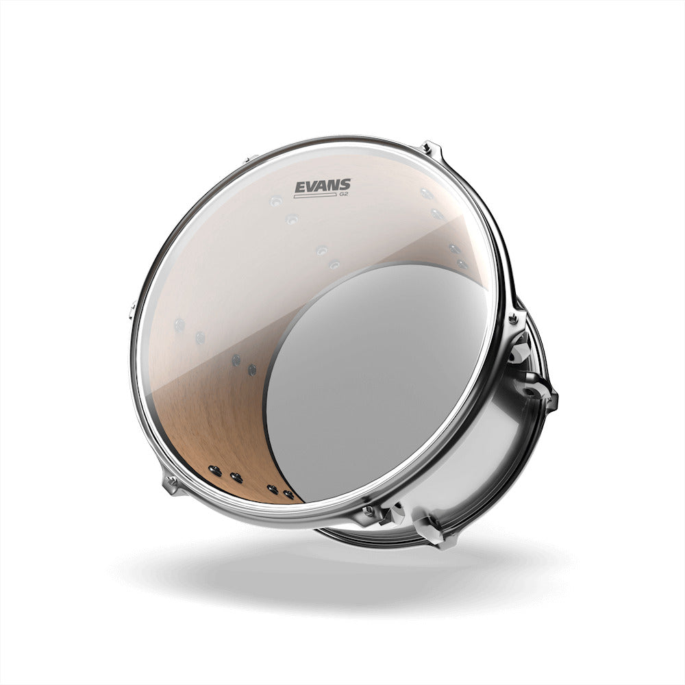 Evans TT12G2 Genera G2 Clear Tom Drum Head 12" Snare / Tom / Timbale Drumhead - Reco Music Malaysia