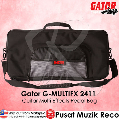 Gator G-MULTIFX 2411 Guitar Multi Effects Pedal Bag - Reco Music Malaysia