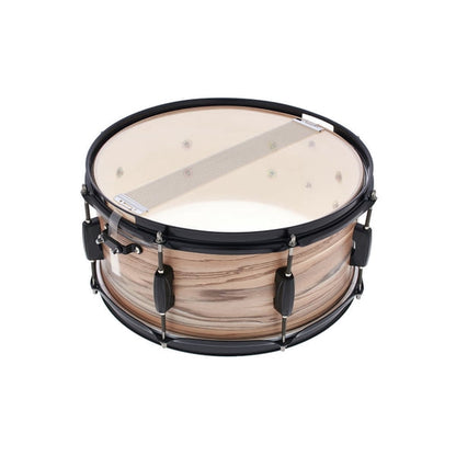 Tama WP1465BK-NZW Woodworks Snare Drum 14inx6.5in Natural Zebrawood Wrap - Reco Music Malaysia