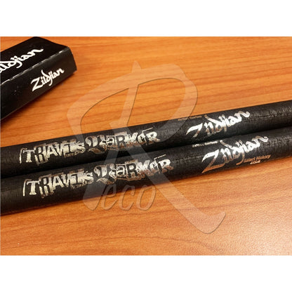 Zildjian ZASTBLK Travis Barker Artist Series Black Drumstick【MADE IN USA】- Reco Music Malaysia