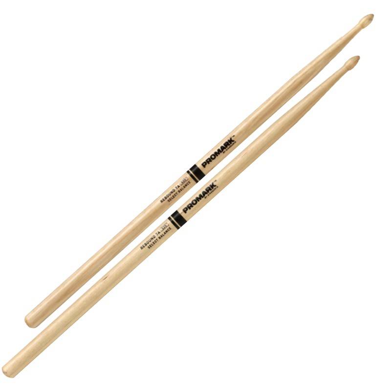 Promark RBH535TW Rebound Balance Hickory Teardrop Wood Tip Drumstick, 7A - Reco Music Malaysia