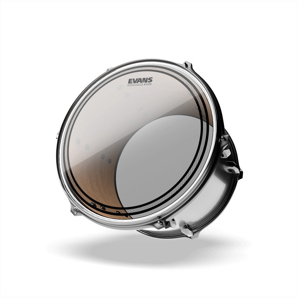 Evans TT16EC2S-B EC2 Clear Tom Drum Head with Sound Shaping Technology - Reco Music Malaysia