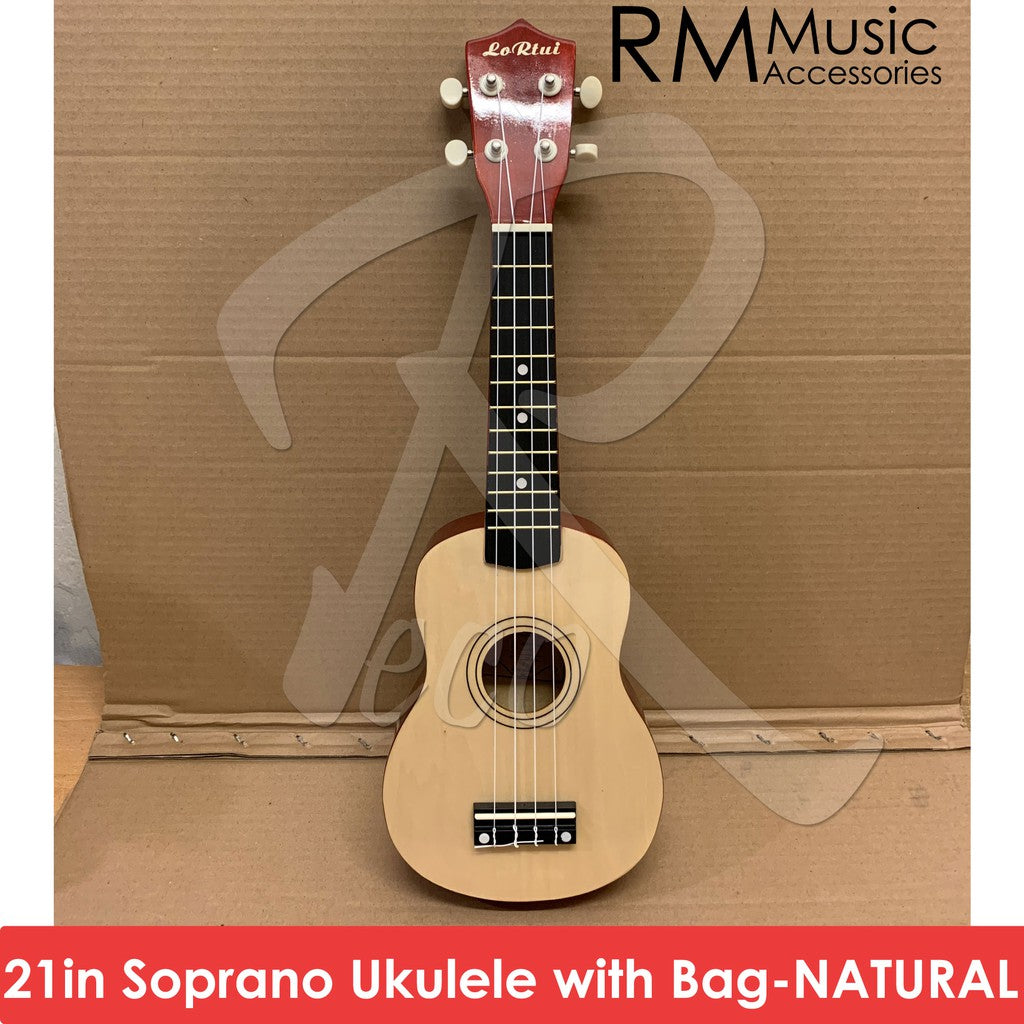 RM 21in Soprano Ukulele Wooden Ukulele Hawaii Guitar Beginner