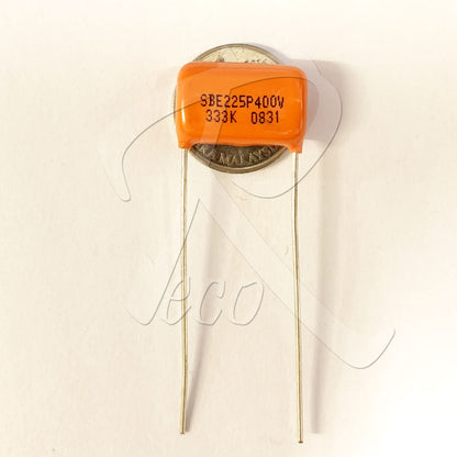 Sprague Guitar Orange Drop Capacitor Tone Caps CDE225P 333K 0.033UF 100V - Reco Music Malaysia