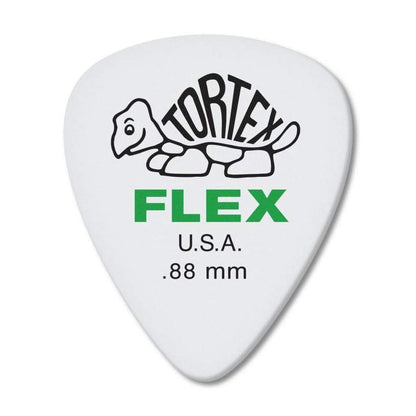 Jim Dunlop 428P088 Tortex Flex Standard Guitar Pick 0.88mm Guitar Picks Player Pack - Reco Music Malaysia