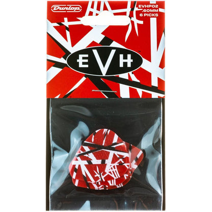 Jim Dunlop EVHP02 Eddie Van Halen Frankenstein Max Grip 0.60mm - 6 Pack - Reco Music Malaysia