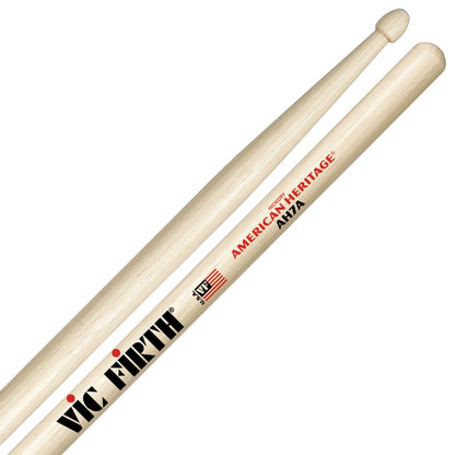 Vic Firth AH7A American Heritage Maple Drumstick - 7A - Wood Tip [MADE IN USA] - Reco Music Malaysia