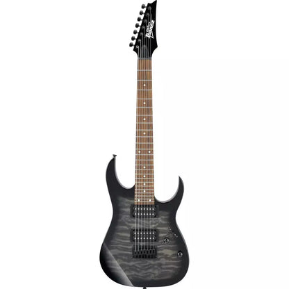 Ibanez GRG7221QA TKS 7 String 24 Frets Electric Guitar Transparent Black Sunburst - Reco Music Malaysia