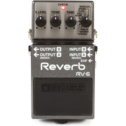 Boss RV-6 Digital Reverb Effects Pedal | Reco Music Malaysia