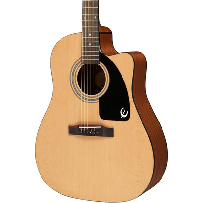 Epiphone AJ-100ce Acoustic-Electric Guitar - Natural | Reco Music Malaysia