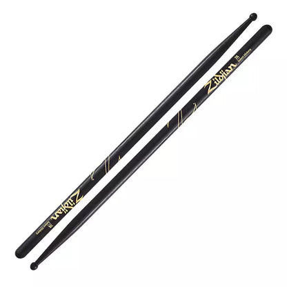 Zildjian Z5AB Hickory Series Wood Tip BLACK 5A Drumstick (USA Made) - Reco Music Malaysia