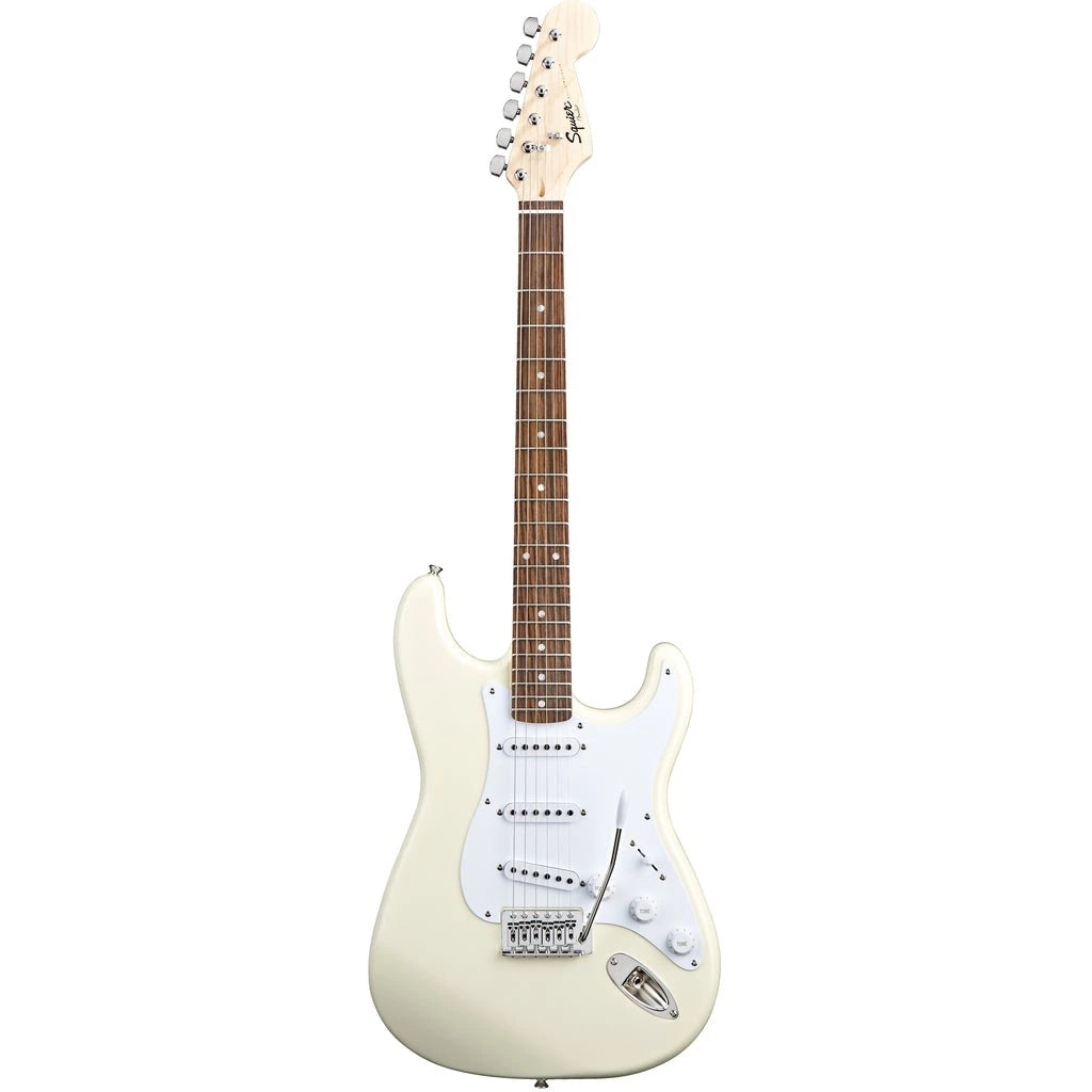 Fender Squier 0370001580 Arctic White Bullet Stratocaster Electric Guitar With Tremolo - Reco Music Malaysia