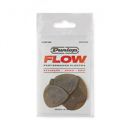 Jim Dunlop 549P088 Flow Standard Grip Guitar Pick 0.88mm Guitar Picks Player Pack - Reco Music Malaysia