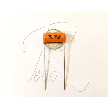 CDE Sprague Guitar Orange Drop Capacitor Tone Caps CDE225P 473K 0.047UF 200V - Reco Music Malaysia