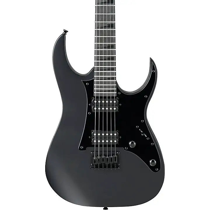 Ibanez GRGR131EX BKF Electric Guitar HH Pickup Poplar Body Purpleheart Fretboard, Black Flat - Reco Music Malaysia