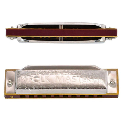 Suzuki 1072-E Folkmaster E Key Diatonic Harmonica 10 Holes - Reco Music Malaysia