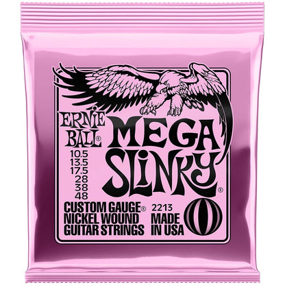 Ernie Ball 2213 Mega Slinky Nickel Wound Electric Guitar String - Reco Music Malaysia