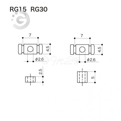 Gotoh RG15 & RG30 Guitar String Retainer Roller Style - Reco Music Malaysia