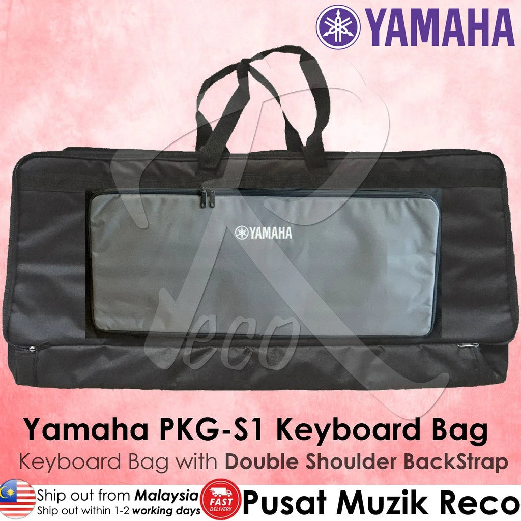 Rockville 61 Key Padded Rigid Durable Keyboard Gig Bag Case For YAMAHA MO6  - Rockville Audio