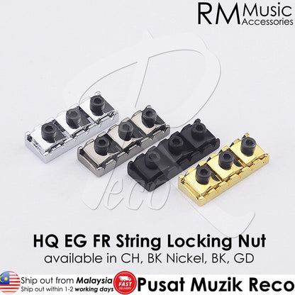 RM GF1184-R2-CR 42mm Chrome Floyd Rose String Locking Nut Replacement Part - Reco Music Malaysia
