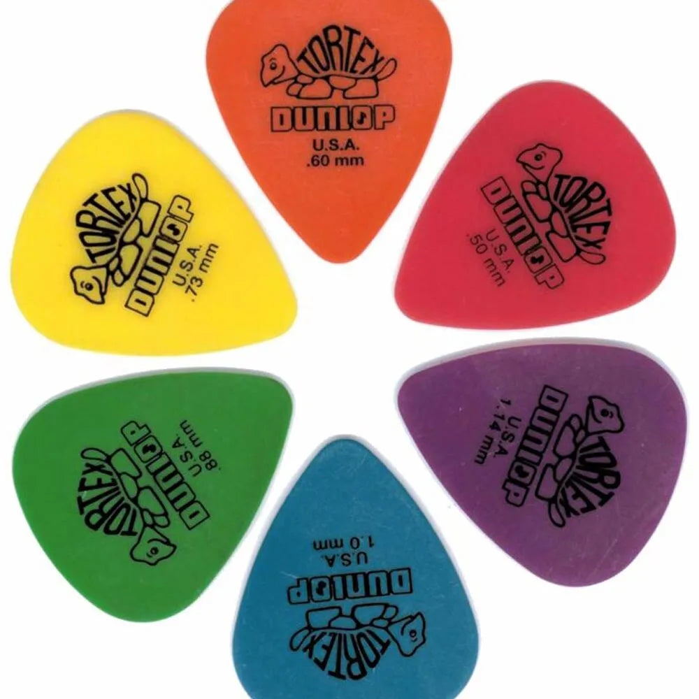 Jim Dunlop 431P073 0.73mm Tortex Triangle Yellow Guitar Pick - Reco Music Malaysia