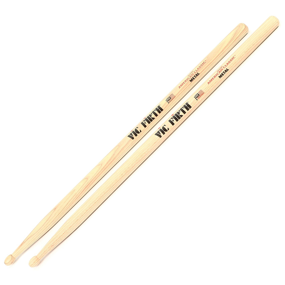 Drum　Vic　Reco　Music　Stick,　American　Hickory　–　Firth　Tip　Metal　Wood　Classic　CM　Malaysia