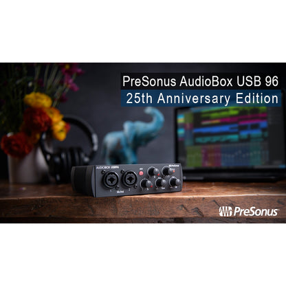 PreSonus AudioBox USB 96 USB 25th Anniversary Edition Audio Interface - Reco Music Malaysia