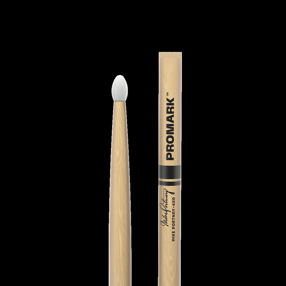 ProMark TX420N Mike Portnoy 420 Hickory Drumsticks, Nylon Tip - Reco Music Malaysia