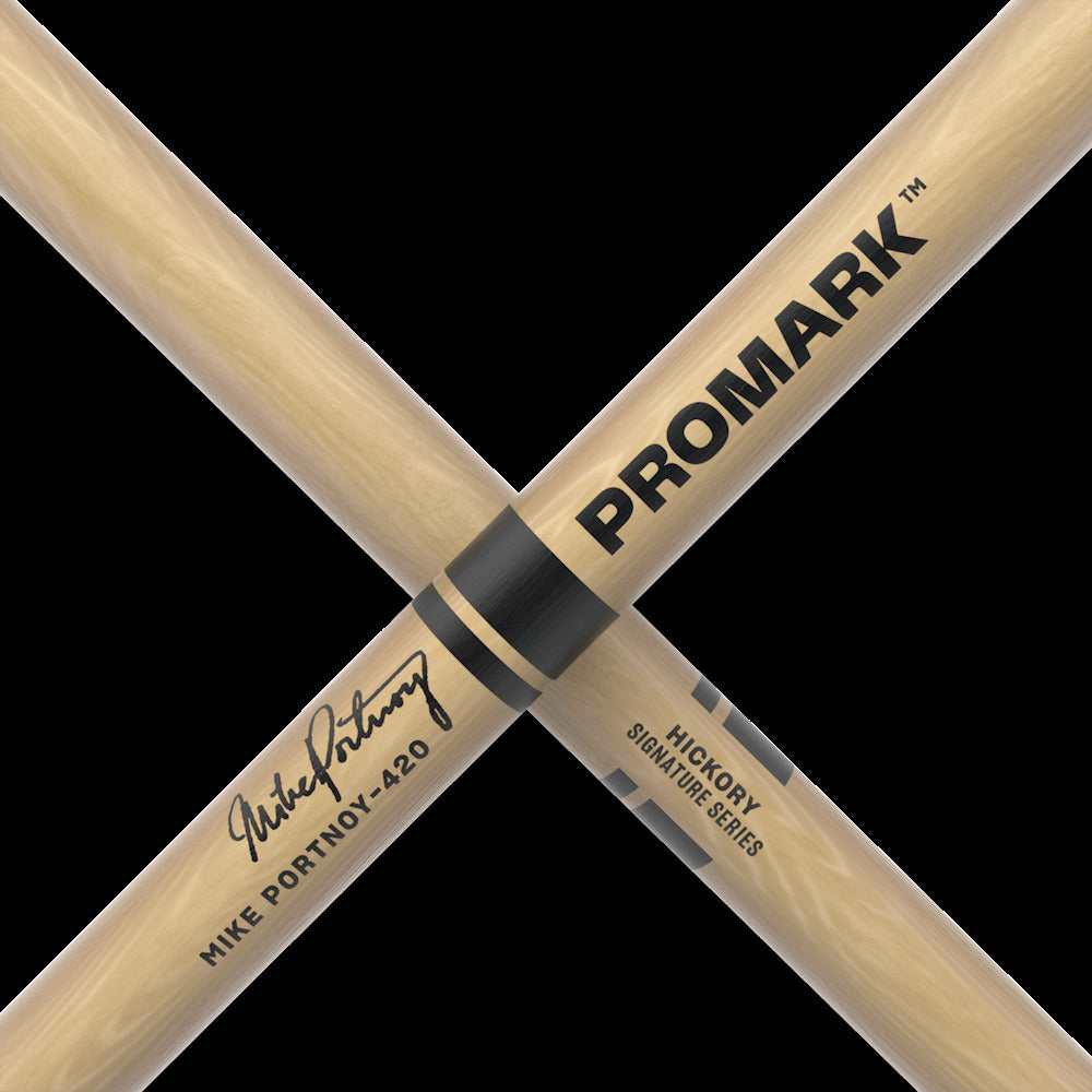 ProMark TX420N Mike Portnoy 420 Hickory Drumsticks, Nylon Tip - Reco Music Malaysia