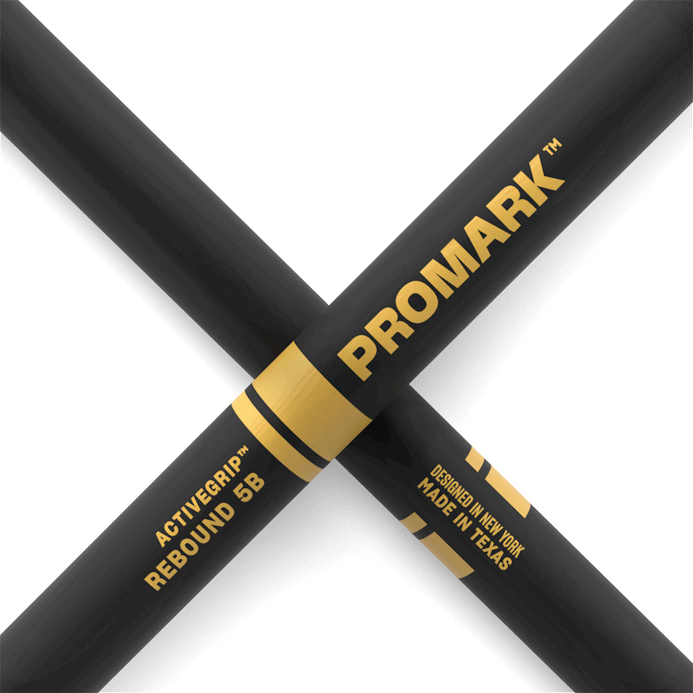 Promark R5BAG Rebound 5B ActiveGrip Acorn Wood Tip Drumstick - Reco Music Malaysia