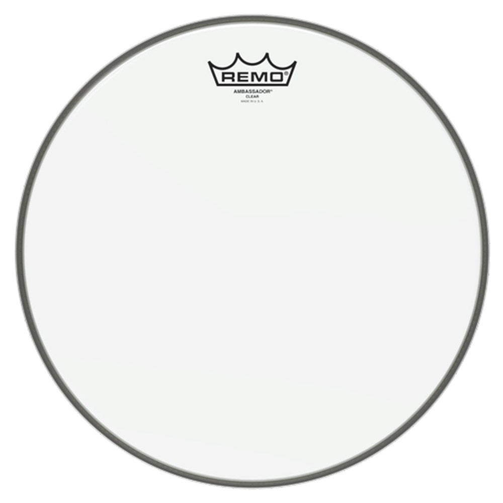 Remo BA-0308-00 8-inch Batter Ambassador Clear Drum Head - Reco Music Malaysia