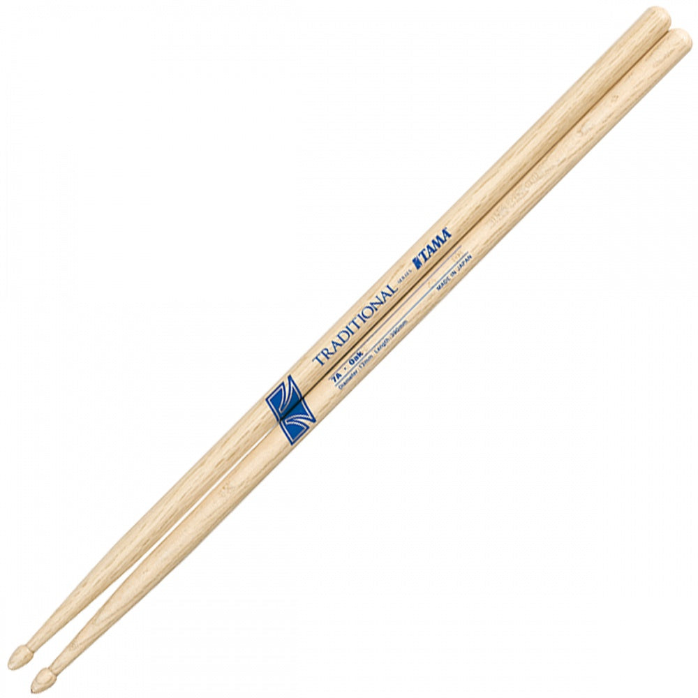 Tama 7AN Traditional Series Japanese Oak Drum Sticks, Nylon Tips - Reco Music Malaysia