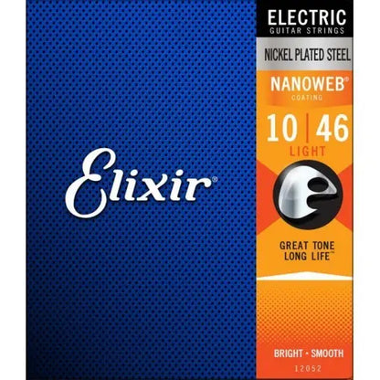 Elixir 12052 Nanoweb Coated Electric Guitar String | Reco Music Malaysia